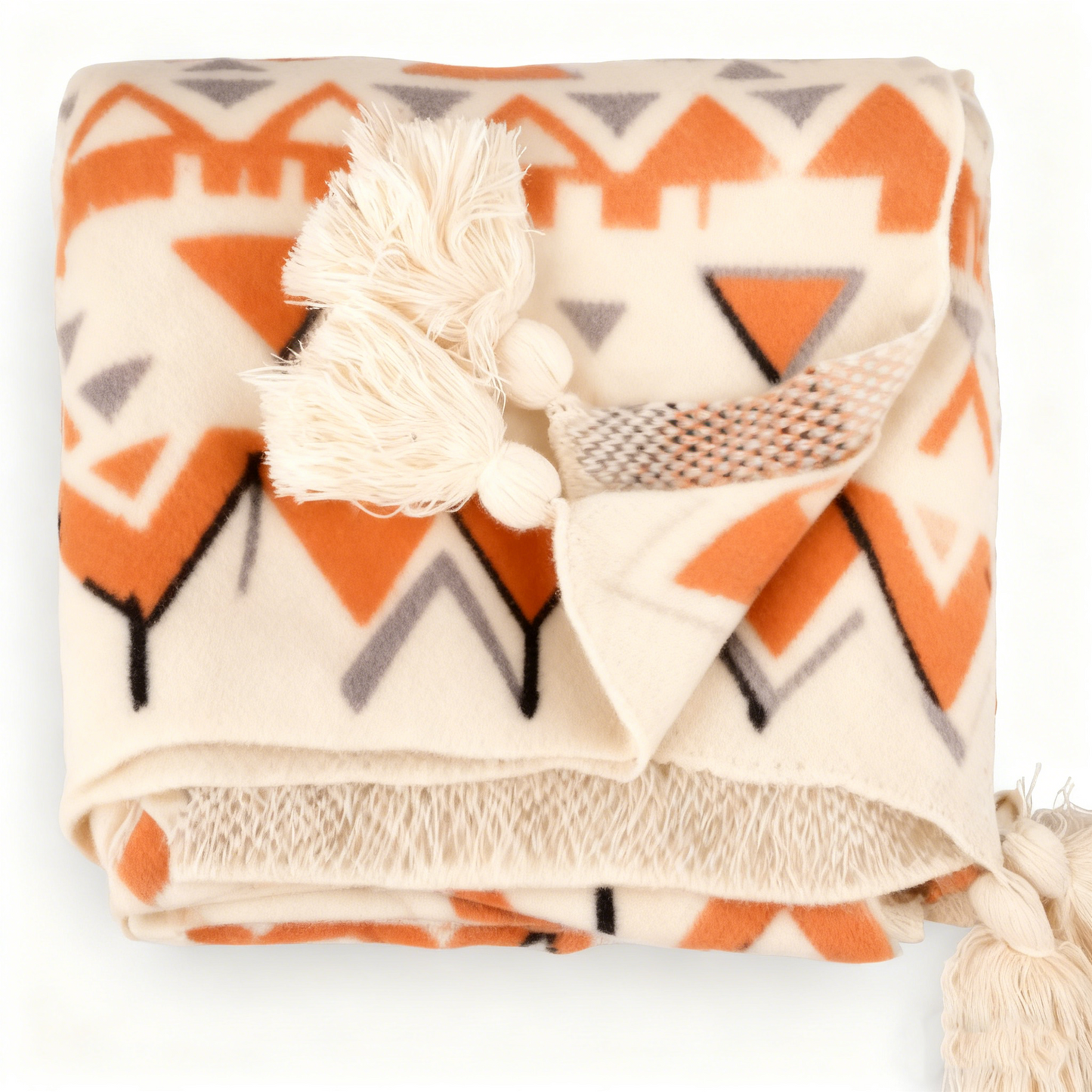 Ethnic Geometric Throw Blanket