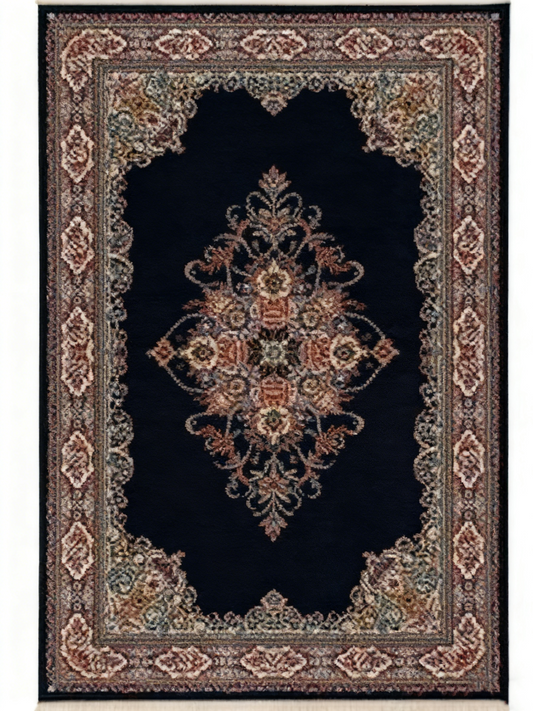 Dark Blue Vintage Carpets