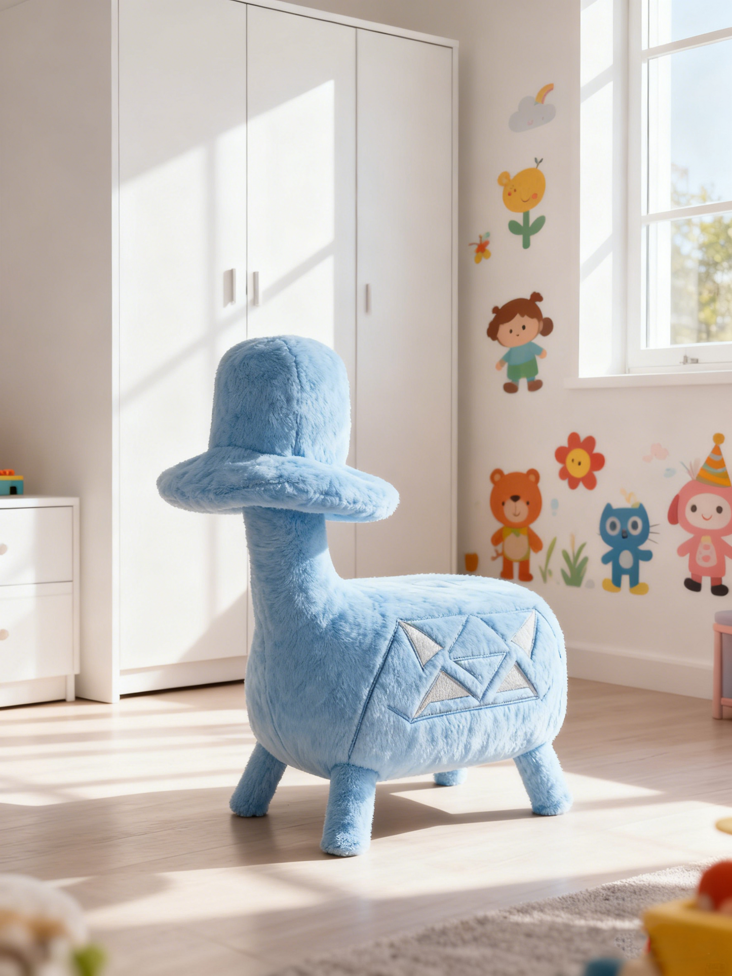 Duck Kids Stool Blue