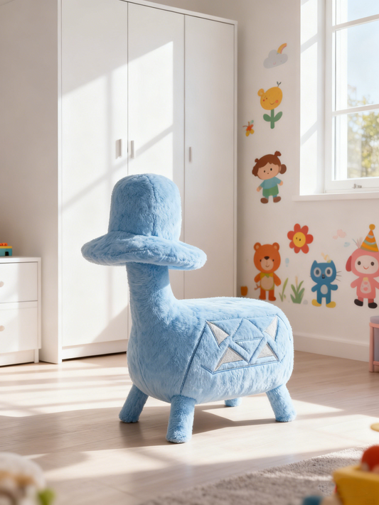 Duck Kids Stool Blue