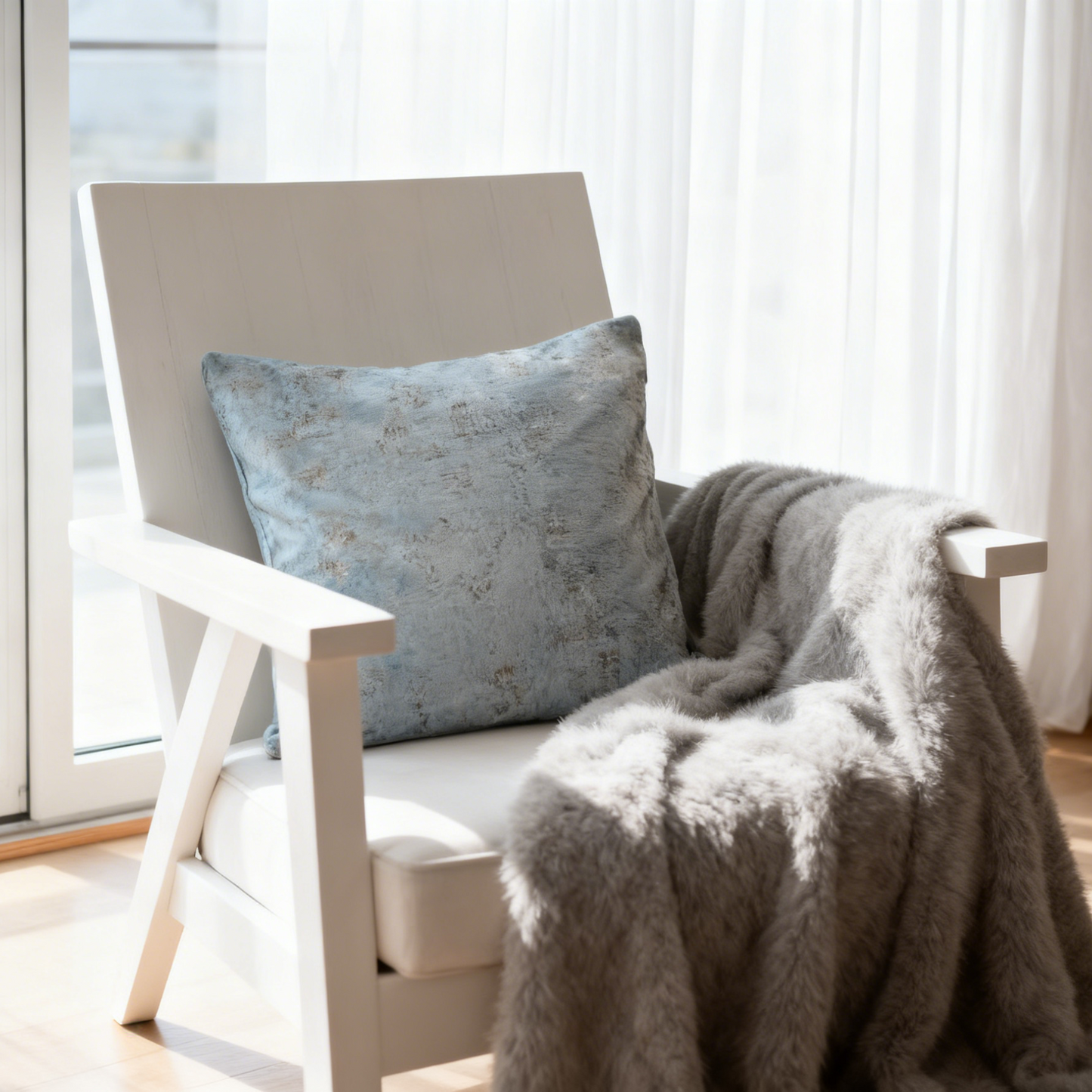 Toned Distressed Texture Cushion