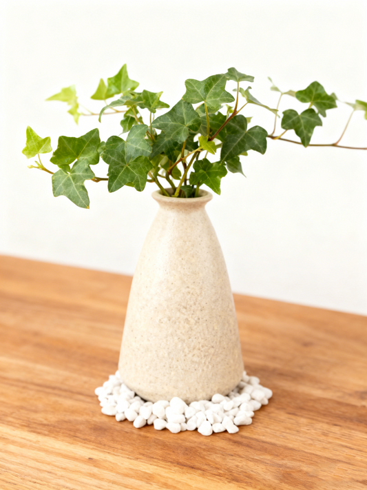 Vintage Textured Ceramic Decor Vase