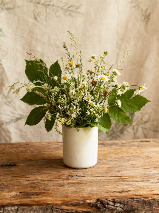 Handcrafted Smooth Ceramic Decor Pot