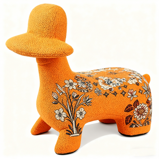 Duck Kids Stool Tangerine