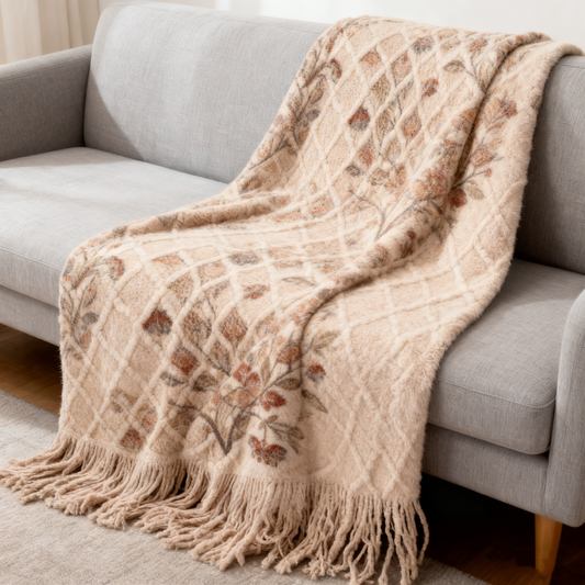 Colorful Geometric Throw Blanket