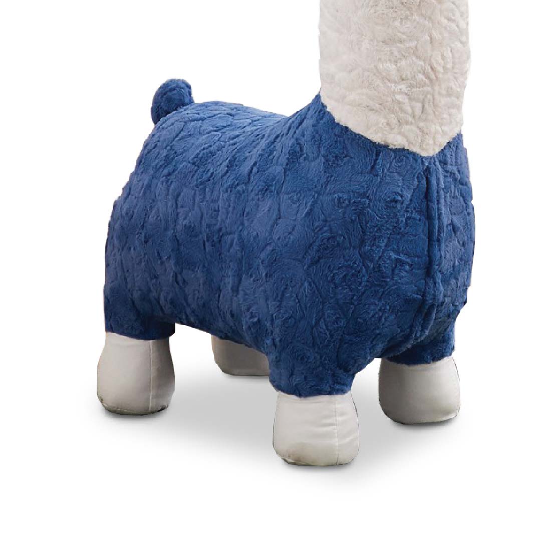 Alpaca Kid Stool Blue